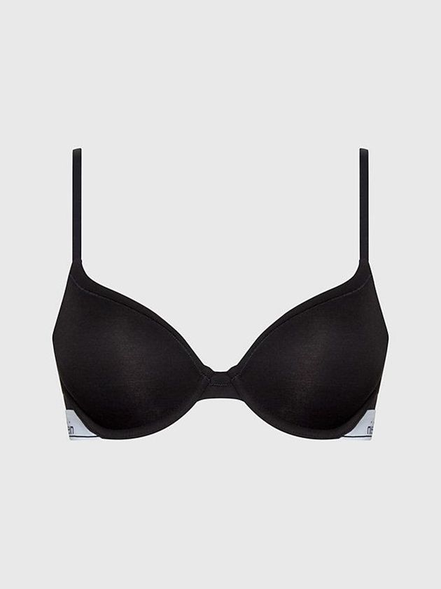 Calvin Klein USA T-Shirt - Modern Cotton Womens Bra Black 8107642-DB